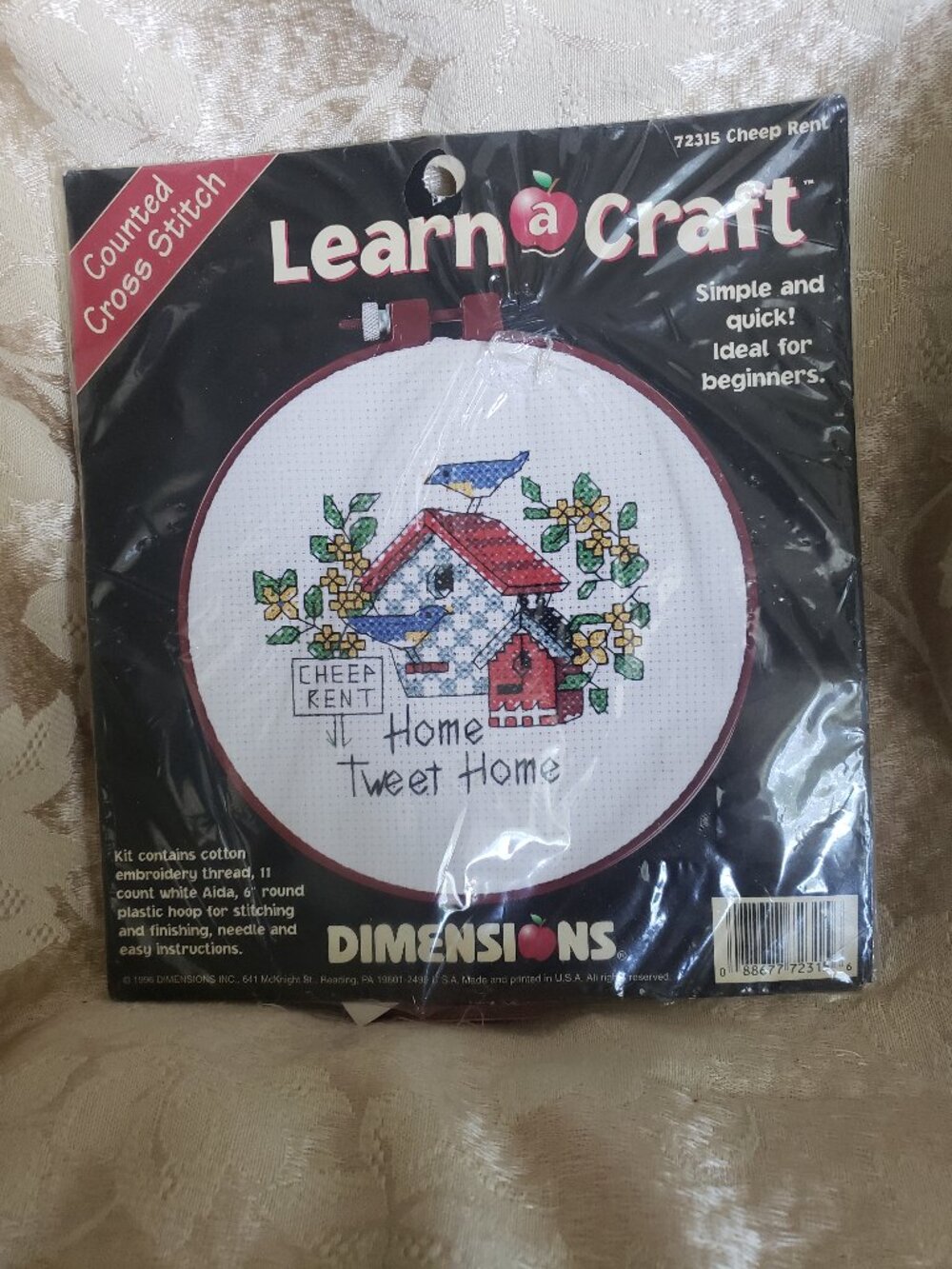 Dimensions Learn a Craft Counted Cross Stitch Kit Tweet Home